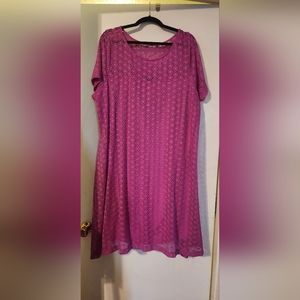 Pink Lacy Dress Size 22/24
